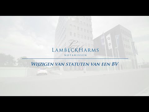 Video: Hoe De Oprichtingsakte Te Wijzigen?