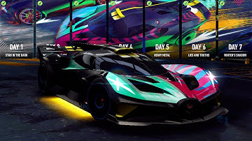Bugatti Bolide DAY 7 NFS No Limits Winter’s Shadow Gameplay Walkthrough