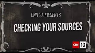 Checking your sources