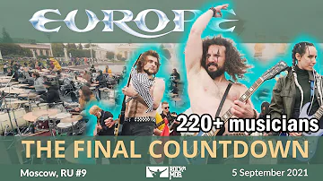 Europe - The Final Countdown. Rocknmob Moscow #9, 220 musicians