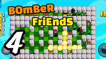 Escape by overcoming obstacles! Bomber Friends Gameplay Walkthrough "Level 16-18" (iOS, Android)