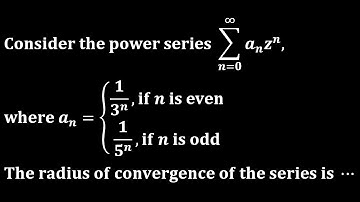 radius of convergence of power series real analysis gate 2015 engineering iit jam mathematics tifr
