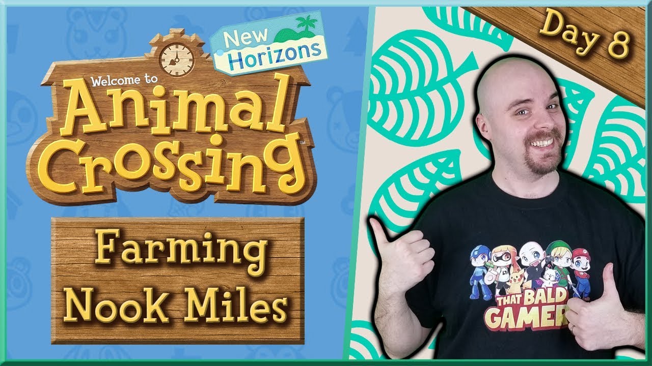Animal Crossing New Horizons - Day 8 - Farming Nook Miles - Live