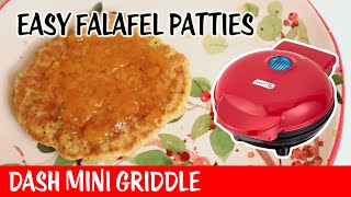 Easy Falafel Patties  Dash Mini Griddle  Day 17 Bonne Maman Advent Calendar 2023