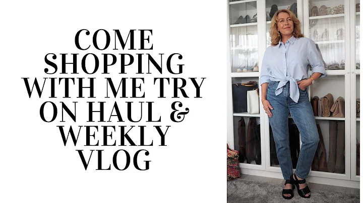 come shopping with me try on haul weekly vlog