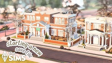 Building an elementary school for my realistic sims 4 save file  (no cc)