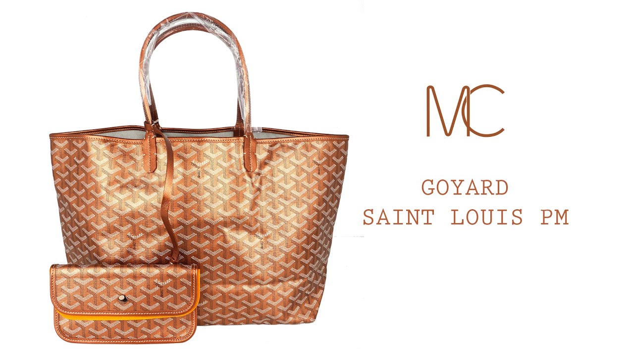 Goyard St. Louis GM Bag Navy Blue Chevron Tote – Mightychic