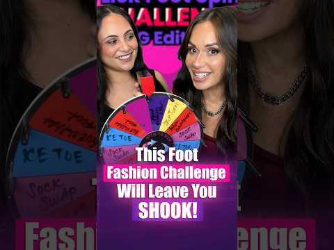 Watch These Feet Serve Haute Couture in a Spin Challenge #challenge #fashion #feetpic #tickle #feet