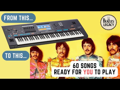 EASILY PLAY 60 BEATLES STANDARDS with our world famous YAMAHA