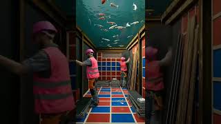 Amazing Underground Room Transformation 🤯 | Hidden Room Build #shorts