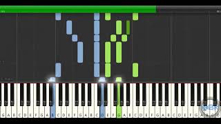 Video thumbnail of "Hymn #66: Rejoice, the Lord Is King! | Piano Tutorial | Synthesia | How to play"