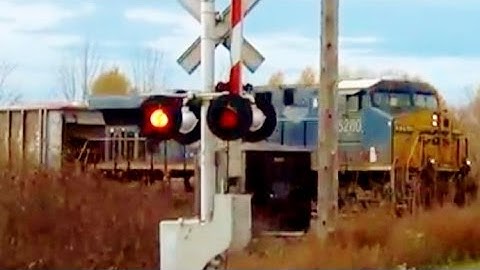 Solo CSX Engine Pulling Manifest Train