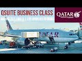 QATAR AIRWAYS QSUITE BUSINESS CLASS BOEING 777-200LR LAX-DOH