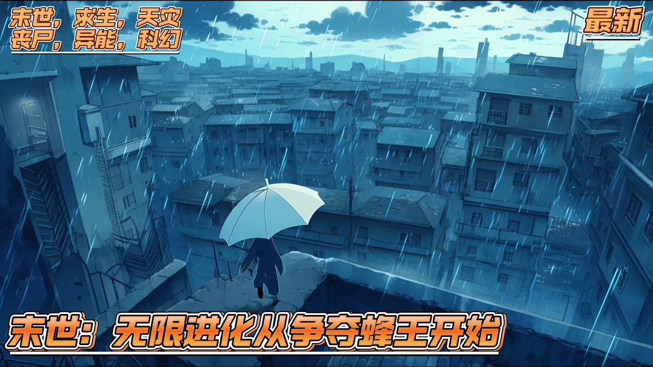 《末世：无限进化从争夺蜂王开始》末世降临。养蜂人李峰意外身亡，重生为一只蜂族中的雄峰，他的第一个难关是在婚飞中活命，他的进化也从这一刻开始。