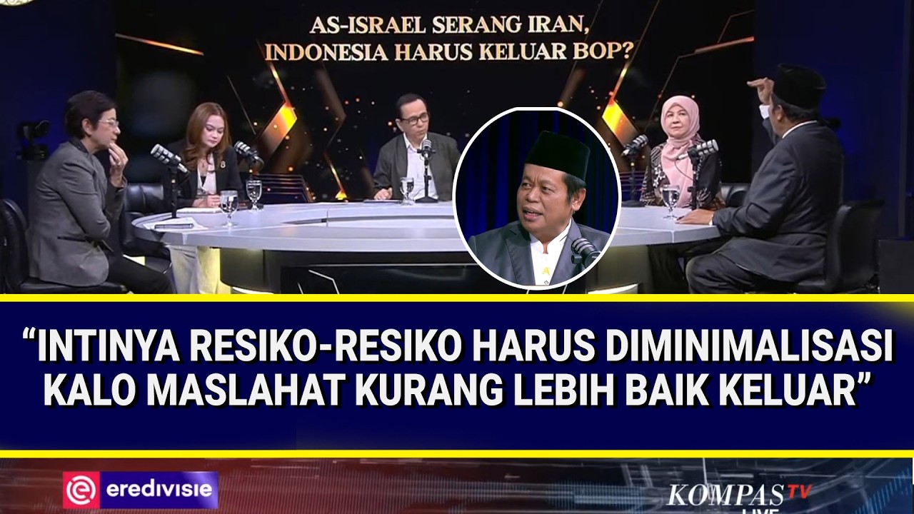 As-Israel Serang Iran, Indonesia Harus Keluar Dari BOP ? PART 1  DPR, KSP, MUI Dan Pakar Geopolitik