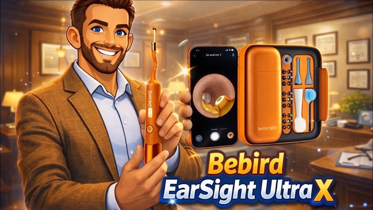 Bebird EarSight Ultra X - 4K video clarity, Smooth Video, 45° bendable snake-style soft tube p
