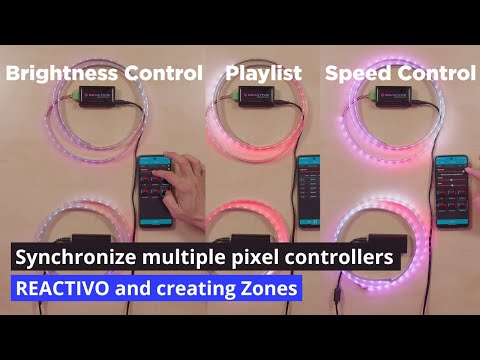 Synchronization with Zones – REACTIVO pixel controller