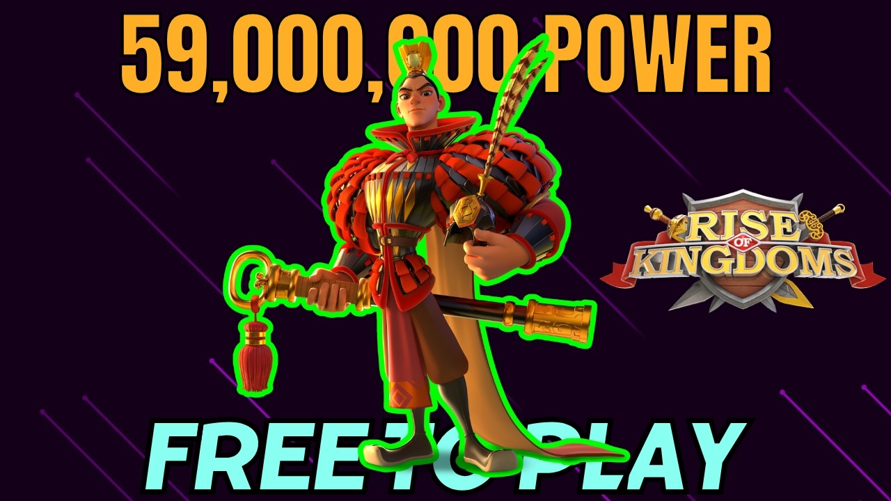 59 Million Power and VIP 14 Free to Play Account?! | Rise of Kingdoms