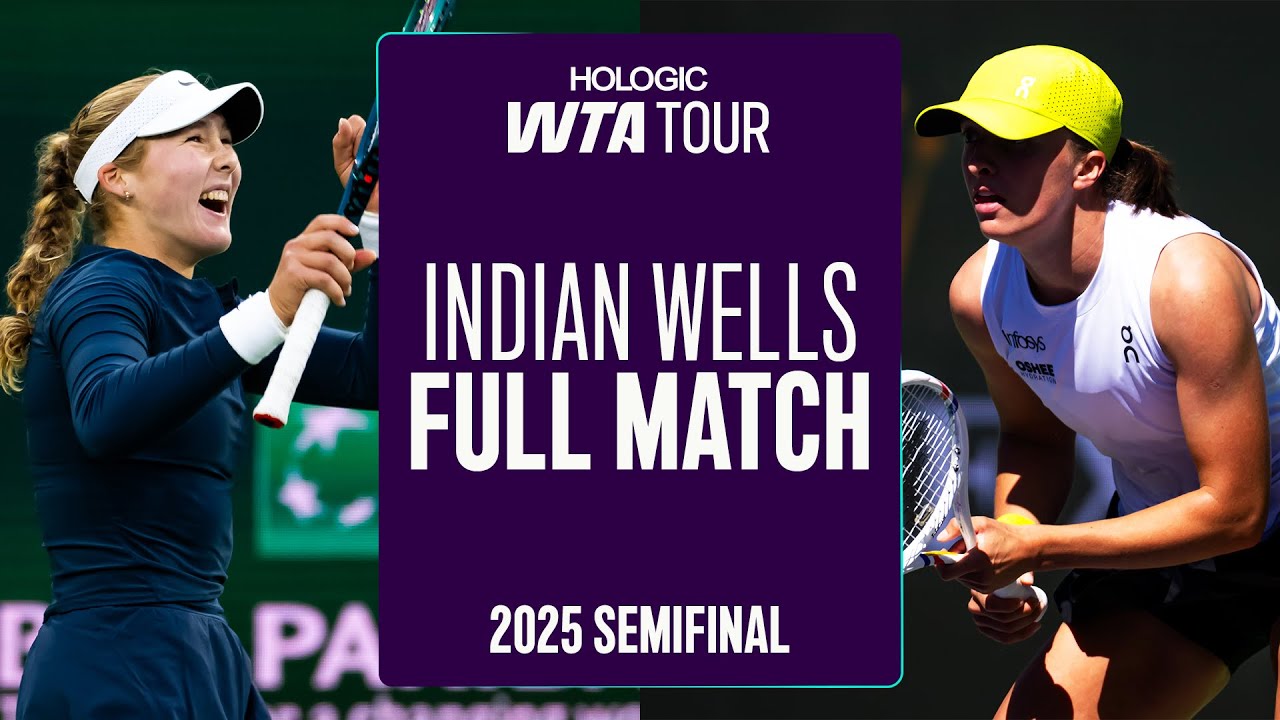 A Stunning Showdown 🤩 | Mirra Andreeva vs. Iga Swiatek 2025 Indian Wells Semifinal | WTA Full Match