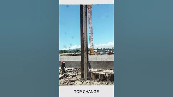 Sheet pile installation process #piling #construction #smartwork #short #goviral - DayDayNews