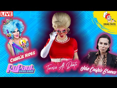 Teresa al Dente and José Castelo Branco presents new Drag Taste Queen RuPaul Drag Race CHARLIE HIDES