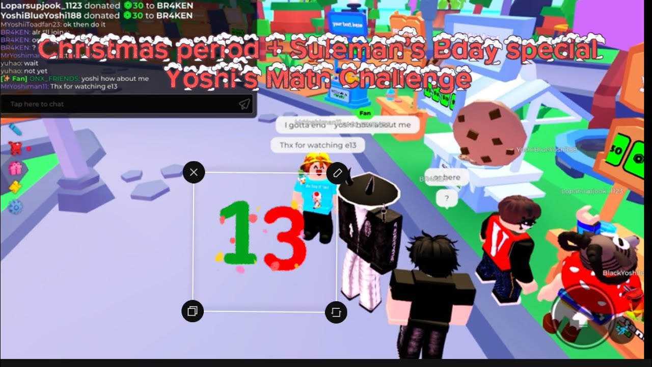 Christmas and Suleman’s birthday special: Yoshi’s Math Challenge ...