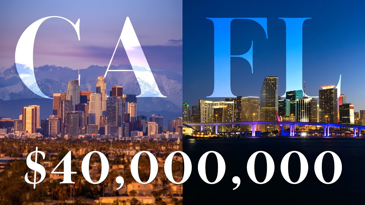 Florida vs California: Who Builds a Better $40,000,000 Mansion