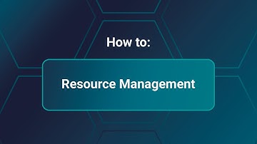 Resource management