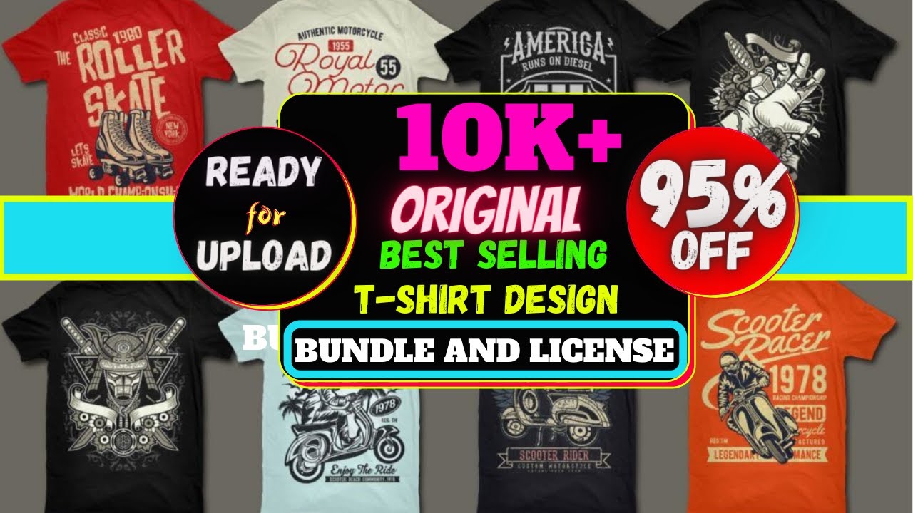 Best Selling 10000+ Editable T-Shirt Designs Bundle  for amazon and tshirt business 2021