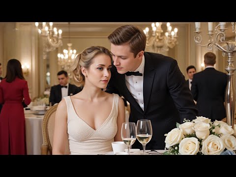 she was forced to sit alone at her sister's wedding—until a single dad said,act  like you're with me - YouTube