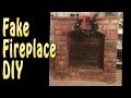 Craft DIY : Fake Fireplace Tutorial / Dani Tutorials