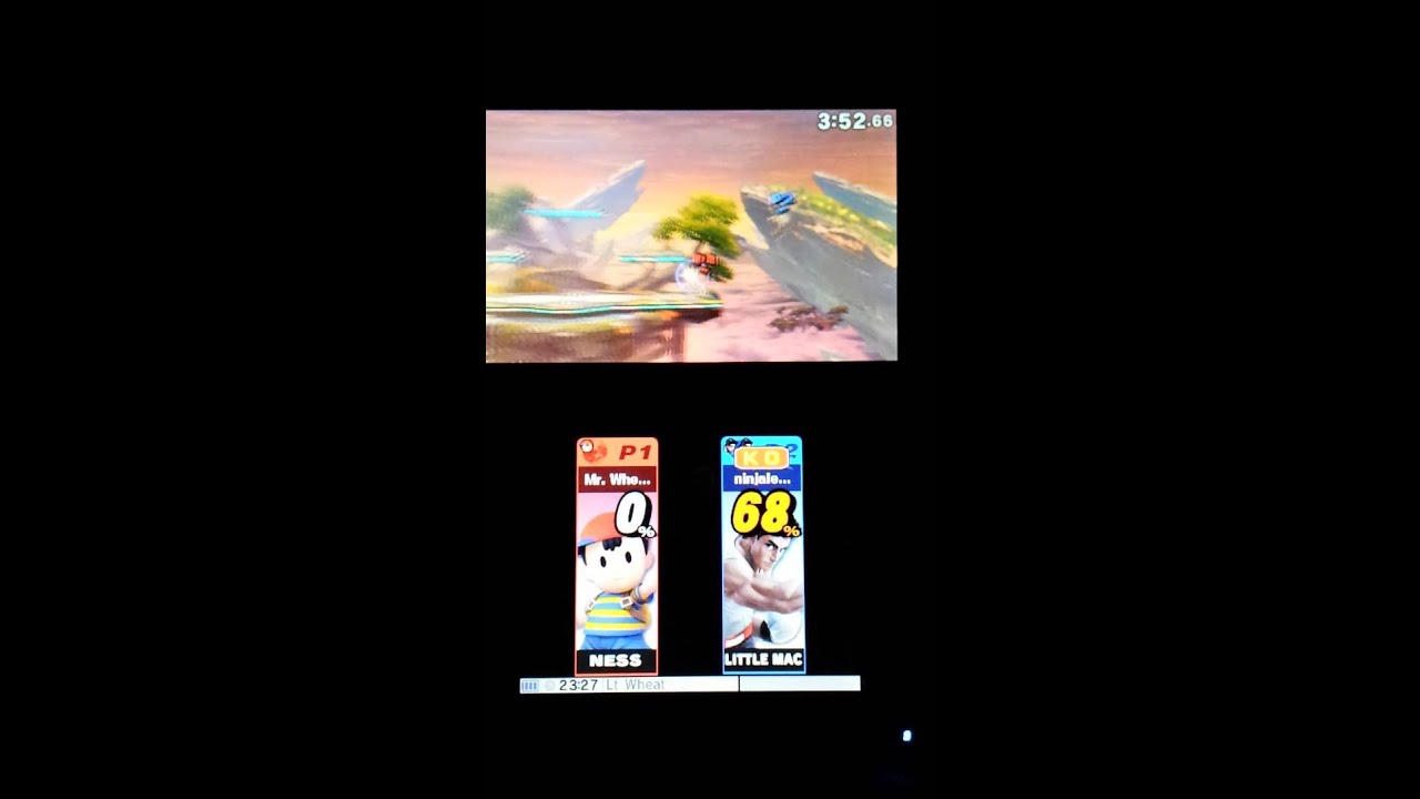 Lt Wheat (Ness) v ninjalens (Little Mac) 1/2 - UofM Nov. Monthly, Smash 4 Singles