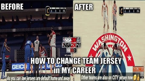 HOW TO CHANGE ALL THE JERSEYS IN MY CAREER USING RED MC