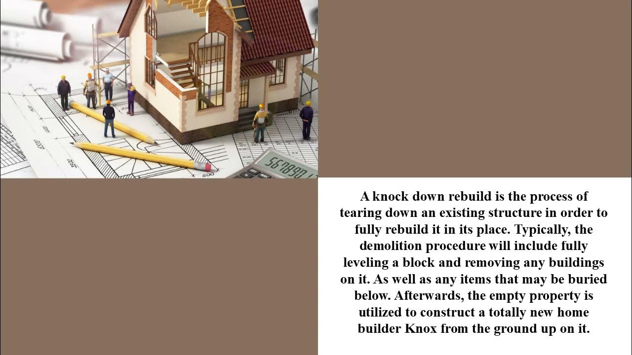 How much does it cost to knock down and rebuild a house builders