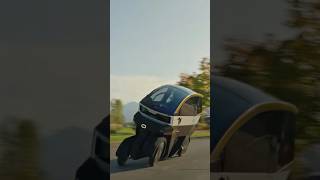 This Tiny Four-Wheeled Vehicle Tilts 35° Into Corners!