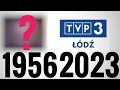 Ewolucja loga tvp 3 d 19562023