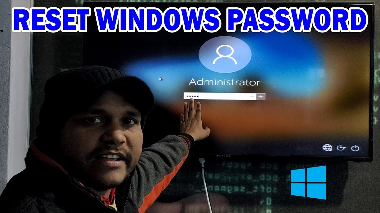How To Reset Password Of Windows User Account YouTube