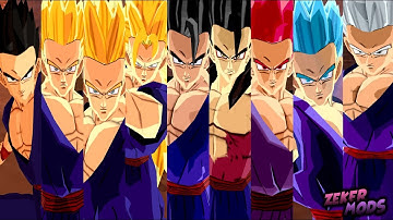 Gohan Mangá SSJ,SSJ2,SSJ3,Mystic,SSJ4,SSJGod,SSJBlue,MUI | Dragon Ball Z Budokai Tenkaichi 3