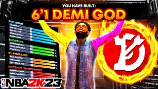 *NEW* BEST POINT GUARD BUILD IN NBA 2K23 CURRENT GEN   BEST BADGES! Best shooting PG build NBA 2K23