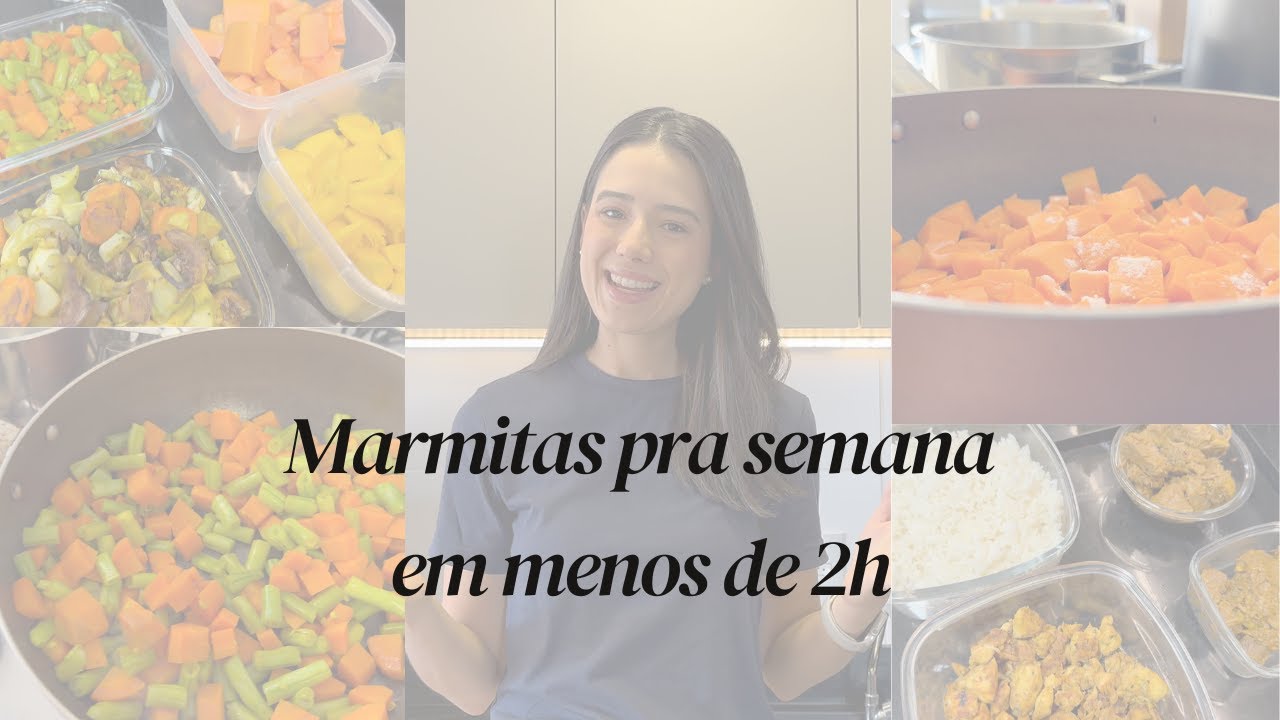 Marmitas pra semana em menos de 2h