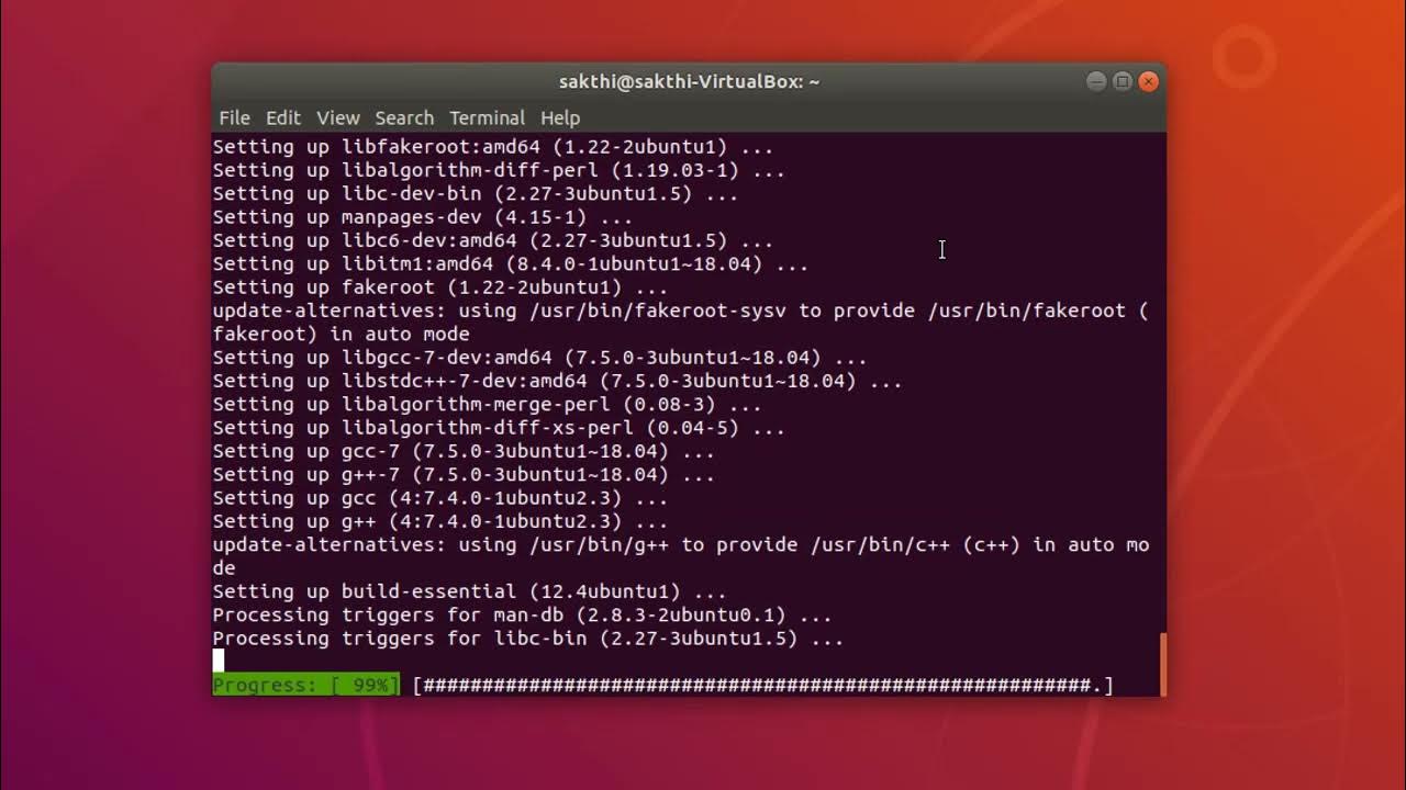 தமிழில்|How to Install C compiler in Linux(Ubuntu) - YouTube