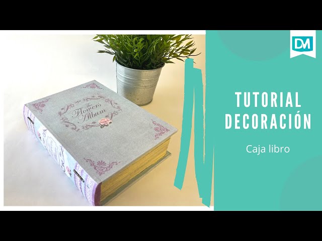 Tutorial caja libro de madera - Decoración 