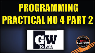 Practical # 04 B GW Basic Write a program to arrange the numbers Descending order Urdu/Hindi