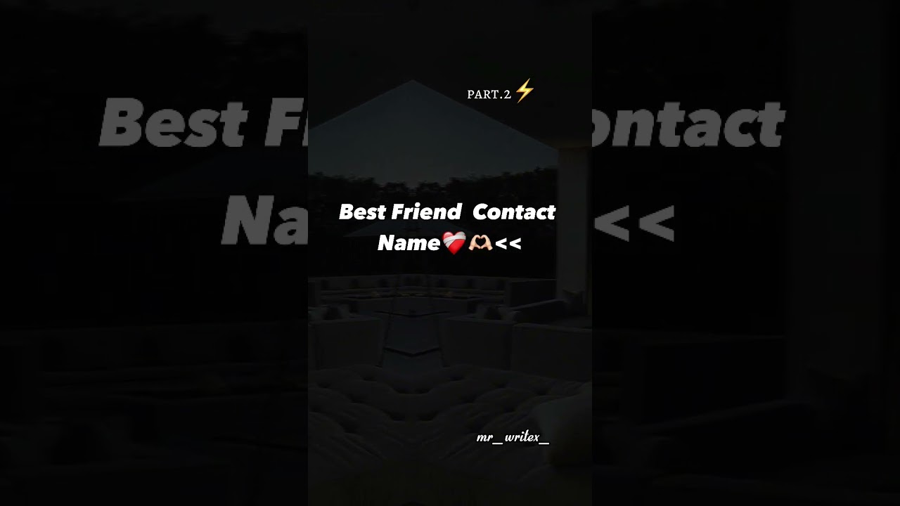 Watch Best Friend Contact Name Ideas | insta aesthetic ideas| #shorts #aesthetic #ideas #short #shortfeed on YouTube Watch Best Friend Contact Name Ideas | insta aesthetic ideas| #shorts #aesthetic #ideas #short #shortfeed on YouTube