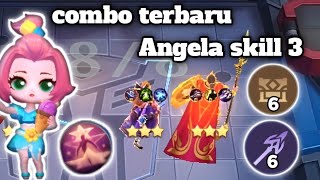 combo terbaru angela skill 3!!! gampang dan kuat!!MAGIC CHESS - MOBILE LEGEND