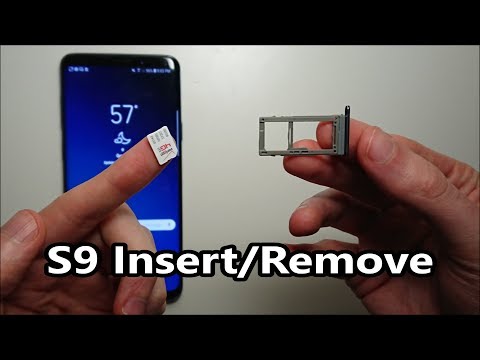 Samsung Galaxy S9 / S9 Plus SIM Card & Micro SD How to Insert or Remove