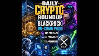 Daily Crypto Roundup: BlackRock’s On-Chain Push, NFT Comeback, AI Commerce &amp; XRP Reversal Signal