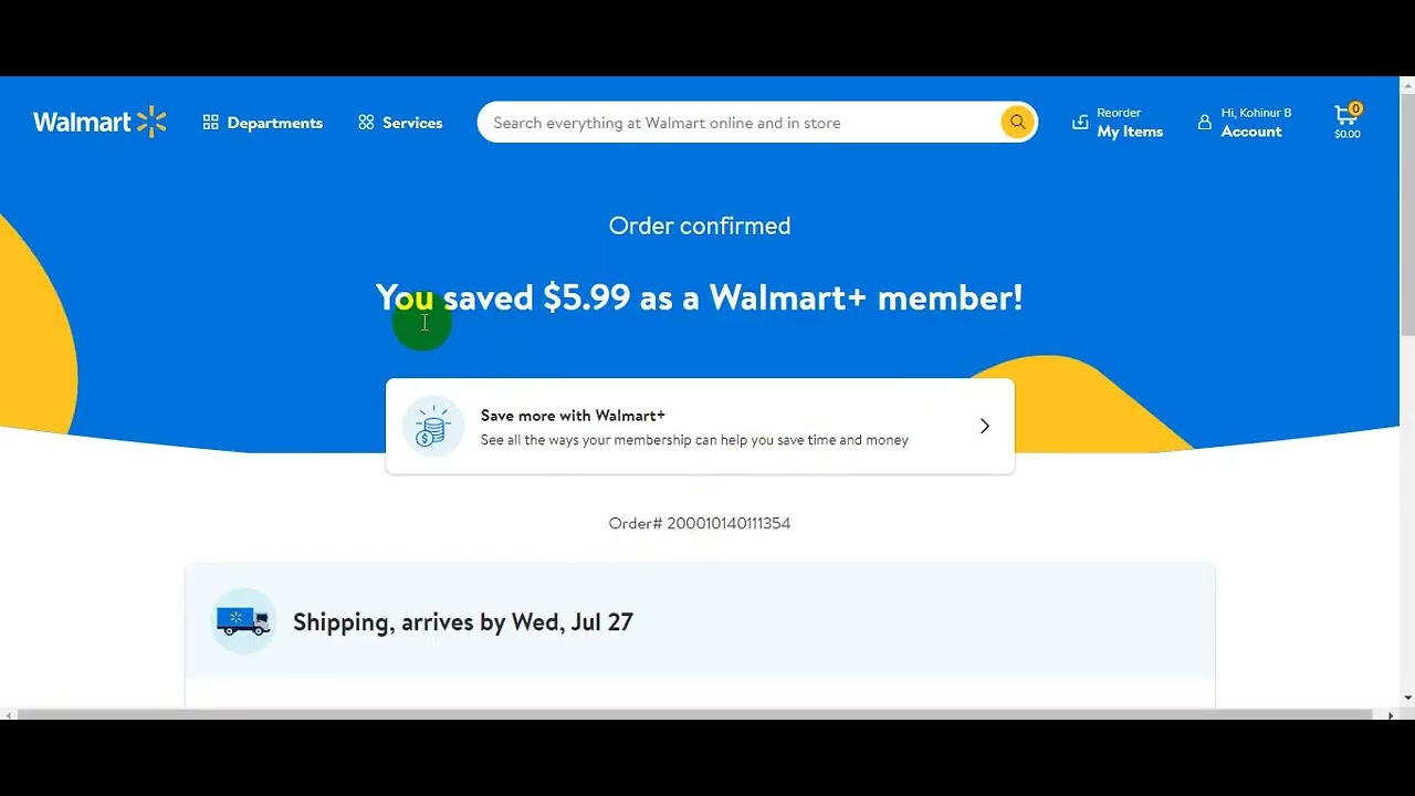 Walmart’s New PLUS Membership Amazing For Dropshippers? You saved 5 99