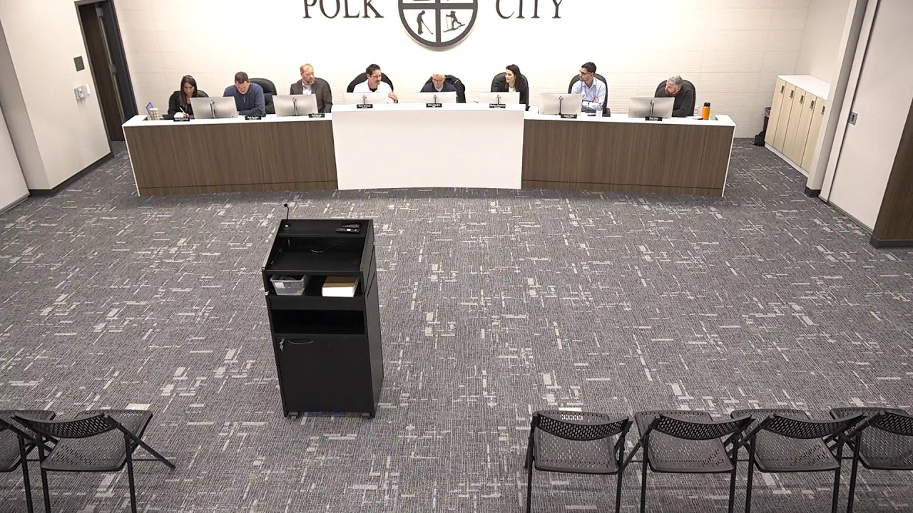 City Council Meeting: Polk City IA January 26, 2026