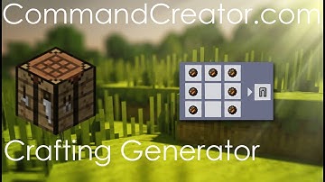 Crafting recipe Generator | Minecraft 1.13 Snapshot!